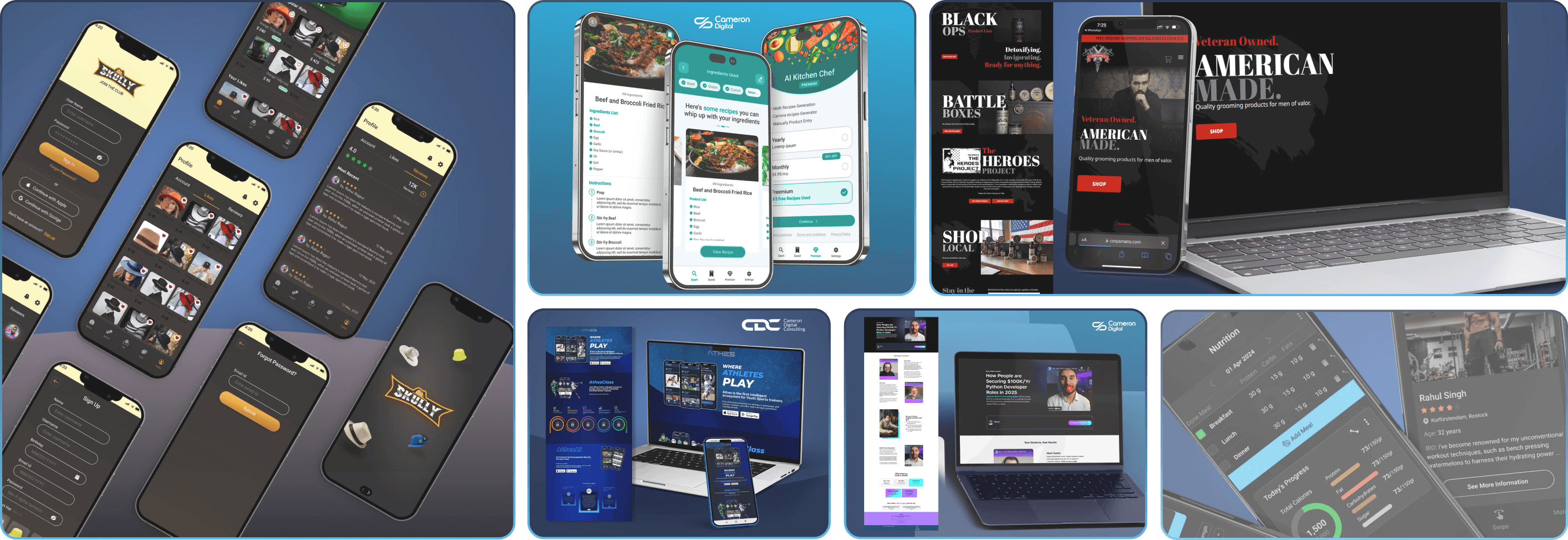 UX/UI Design and Software Development projects