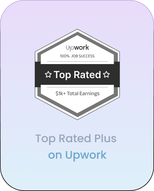 Top Rated Plus on Upwork