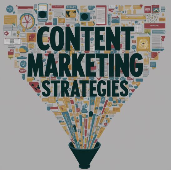 Illustration of effective content marketing strategies for SEO success.