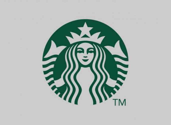 Starbucks logo.